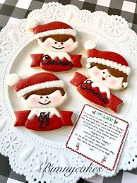 Elf On The Shelf Decorated Cookies Elf Cookies Christmas Cookies Sugar Cookies Decorated