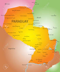 Map of brazil, bolivia, paraguay, and uruguay; Color Map Of Paraguay Country Royalty Free Cliparts Vectors And Stock Illustration Image 30411679