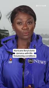 #hurricaneberyl is slamming #jamaica as a Category 4 storm with  life-threatening impacts. Wind gusts were up to 175 mph as the storm moves  past the south side of the island. ABC News’ Faith Abubey has ...