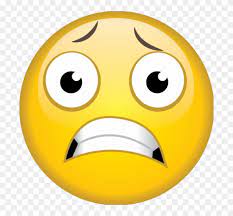 Collection Of Scary Face Clipart High Smiley Worried Png Download 1173199 Pikpng