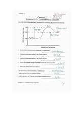 The chemical equation is going to represent energy wirtten with the poroduct. Chem 12 Potential Energy Diagrams Worksheet Solutions Whii J Hy T 2 U R 1 9 Iii Hew Ktm C Chemis 2 I E E Fi Wrkshcct 2 Patential Ener Dia Rams Ptenti Course Hero