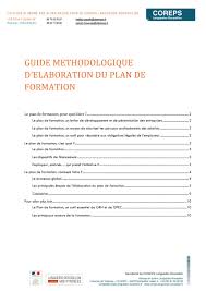 Guide Methodologique Plan De Formation Coreps By Occitanie En Scene Issuu