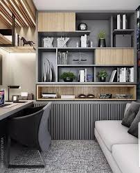 Grey Timber Colours That Would Look Fabulous In A Kitchen Modern Office Interiors Office Interior Design Small Home Offices