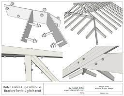 To create a dutch gable roof 1. Dutch Gable Roof Bracket Structural Engineering General Discussion Eng Tips