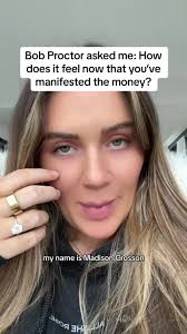 Dont listen to me. #bobproctor #money #manifestmoney #madisoncrossan
