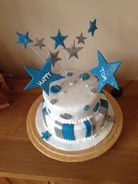 21st Birthday Cake Ideas For Guys 21st Birthday Cake For A Boy The 21 Candles Went In Between Happy And Tom 21st Birthday Cakes 21st Birthday 21st Birthday Cake