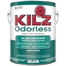 Kilz Original 1 Gal White Low Odor Oil Based Interior Primer Sealer And Stain Blocker 10941 The Home Depot Interior Primer Sealer Kilz