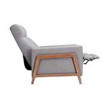 Mid Century Modern Recliner Chair Gray Push Back Recliner Jerome S Modern Recliner Chairs Mid Century Modern Recliner Furniture