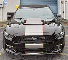 2015 Black Mustang Convertible Roush Stage 2 Silver Center Black Mustang Mustang Convertible Ford Mustang