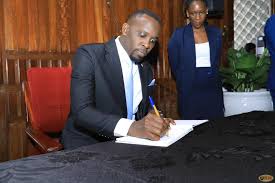 Leader of Opposition, Joel Ssenyonyi ...