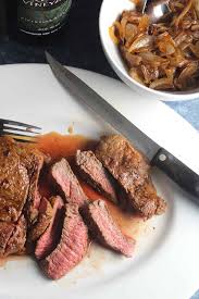 I found this recipe and changed a few things to our liking. Oven Roasted Sirloin Steak With Onion Sauce And Texas Wine Winepw Cooking Chat