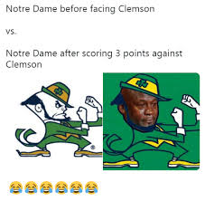 6 iowa state on abc. Notre Dame Before Facing Clemson Vs Notre Dame After Scoring 3 Points Against Clemsor Notre Dame Meme On Me Me