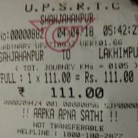 Uttar Pradesh State Road Transport Corporation Upsrtc Regarding Half Ticket In Bus
