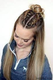 Simple Hairstyles For Long Straight Hair Oktoberfest Flechtfrisuren Easy F Straight Hairstyles Easy Hairstyles Hair Styles