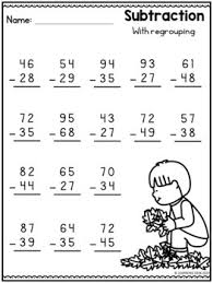 Double digit subtraction with regrouping pdf. 2 Digit Subtraction With Regrouping By Learning Desk Tpt