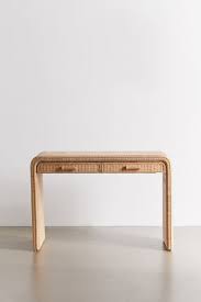 Marisol Rattan Desk In 2020 Rattan Decor Space Interiors