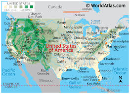 These maps show state and country boundaries, state capitals and major cities, roads, mountain ranges, national parks. United States Map Worldatlas Com