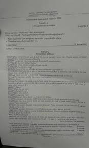 Se acordă 10 puncte din oficiu. Bac 2015 Limba Romana Subiecte Si Barem De Corectare Aktual24