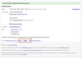 How does the host make the planning for food and seating arrangements?. Google Workspace Updates Sign In To Rsvp Via Hyperlinks In Google Calendar Email Invitations