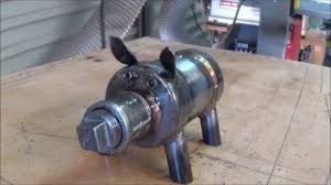 The stainless steel piggy bank is perfect for saving money. Welding Project Steel Piggy Bank Made Using Tig Welder Youtube