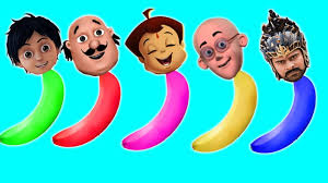Colors Learn Chhota Bheem Motu Patlu Bahubali Shiva Antv With Banana Finger Family Youtube Watch the funniest episode patlu pahlwan of your favourite motu patlu!motu finds out that patlu's dadaji was a pehelwan and his secret was in a halwa. colors learn chhota bheem motu patlu bahubali shiva antv with banana finger family