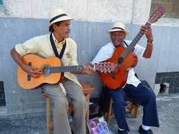 Cuban street view with taxi. Cuba December 2016 Capradio Org