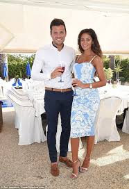 Winter weddings call for rich fabrics in dark hues. Watch Out For The Bouquet Mark Wright Attends His Cousin Leah S Wedding With His Fiance Mens Wedding Attire Casual Wedding Attire Summer Wedding Attire Guest