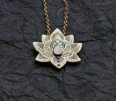 Lotus Yoga Pendant In Sterling Silver Moonstone Chakra Etsy Beautiful Jewelry Fashion Jewelry Lily Necklace
