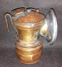 Universal Lamp Company Auto Lite Brass Carbide Miners Headlamp No 45664 C 1930s Lamp Brass Headlamp