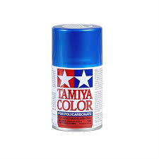 Tamiya Ps 16 Polycarbonate Spray Metallic Blue Paint 3oz Tam86016