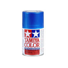 Tamiya Ps 16 Polycarbonate Spray Metallic Blue Paint 3oz Tam86016