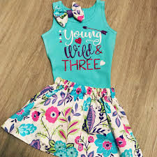 3rd Birthday Princess Birthday Dress For 3 Year Old Young Wild Three Birthday Outfit Tribal Birthday 3rd Birthday Outfit Third Birthday Shirt Girl Third Birthday Shirt Girls 3rd Birthday Third Birthday Girl