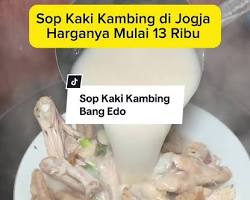 Gambar Sop Kepala Kambing Bening Ala Jogja