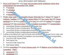 Check spelling or type a new query. Soal Dan Kunci Penjas Kelas 7 8 9 Smp Terbaru Kherysuryawan Id