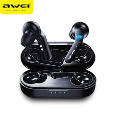 Orijinal Awei T10c Tws Kablosuz Bluetooth Kulaklik Kulaklik Dokunun Kontrol Kulaklik Handsfree Iphone Icin Gercek Kablosuz Kulakici Bluetooth Kulaklik Kulakli Bluetooth Kulaklik Iphone