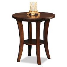 Wood Round End Table Round Side Table Round Wood Side Table End Tables