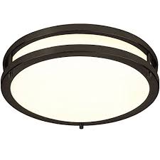 Green Beam Led Flush Mount Light Fixture Ceiling Light Kitchen Light Fixture Bathroom Light Fixture Oil Rubbed Bronze 3000k Warm White 15 Watt 1050 Lumens 12 Inch Walmart Com Walmart Com