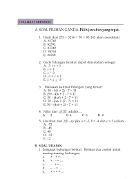 Uji kompetensi akhir semester gasal. B Soal Uraian Matematika Kelas 7 Halaman 243 Semangat Belajar