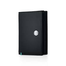 This item is in the category clothes, shoes & accessories\women's accessories. Vertical Folded Card Case In Black Grain Calfskin Leather Tiffany Co