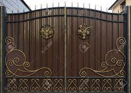 Check spelling or type a new query. Ornate And Beautiful Wrought Iron Fence Gate Painted Scarlet Stock Photo Picture And Royalty Free Image Image 125410983
