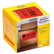 Aufkleber vorsicht zerbrechlich als vorlage. Zum Bedrucken Selbstklebend O 60 Mm A4 300 Aufkleber Auf 25 Blatt Wieder Haftende Klebepunkte Zum Kennzeichnen Von Unterlagen Produkten Avery Zweckform L7104rev 25 Runde Etiketten Weiss Buromaterial Burobedarf Schreibwaren Suenaacampo Com