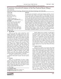 Mango clothing brand logo png. Pdf Foundation Growth And Evolution Of The Fast Fashion Brand Mango Aditi Agrawal Academia Edu