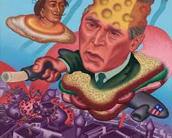 Peter Saul est un peintre américain. Il est un des pères du Pop-Art.