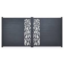 Chez tschoeppé, chaque gamme et chaque modèle de portails alu peuvent être parfaitement côté couleur, le gris anthracite a détrôné le blanc. Portail Alu Neva Anthracite 350 X H 170 Cm Castorama
