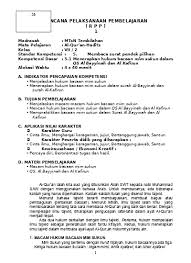 1silabus kelas vii semester genap( hasil revisi 2012 )sekolah : Top Pdf Rpp Quran Hadits 7 Semester 2 1 123dok Com