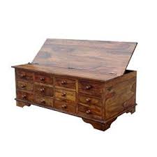 By incorporating naturally sourced sheesham wood into these unique tables, we can guarantee an ethically sustainable furniture alternative. Large Coffee Tables Uk Large Coffee Table 12 Draw Sheesham Wood Couchtisch Truhe Couchtisch Holz Holz Wohnzimmer