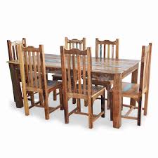 2010s thai minimalist reclaimed wood dining room sets. Buy Fr Dining Sets Series 6 Seater Salvaged Wood Dining Table And Slat Back Chairs Online 6 Seater Dining Sets Hotel And Restaurant Tables And Chairs Commercial Furniture Furnitureroots Product