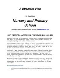 Private Practice Business Plan Template New Sample Business Plan For A Private Schoo In 2020 Daycare Business Plan Business Plan Template Simple Business Plan Template