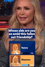 Tamra said she regrets calling Shannon an alcoholic