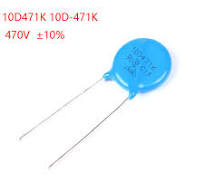 20PCS 10D471K 10D-471K Metal Oxide Varistor 470V Tolerance ±10% Resistor